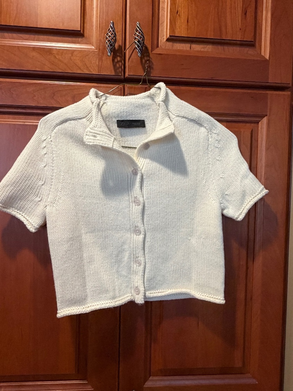 ZARA Cropped Cardigan  New Without Tags. Never Worn